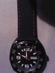 S.  Oliver Herren Uhr So - 1910 - Pq &1 Uhrenarmband Schwarz Mit Roter Naht Armbanduhren Bild 9