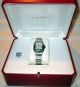 Traum Cartier Santos Edelstahl Damen Modell Armband Uhr Selten Armbanduhren Bild 1
