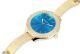 Übergroße Damen Uhr Excellanc Gold Blau Armbanduhr Strass Armbanduhren Bild 2