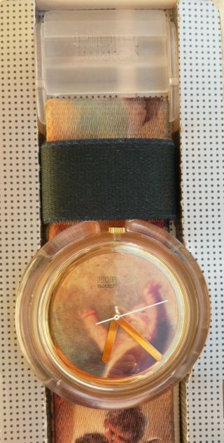 Vintage Swatch Pop Putti 1992 Putten Engel Advent Ungetragen Bild