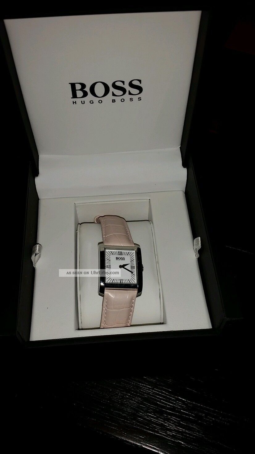 Hugo Boss Uhr Damen Lederarmbanduhr Armbanduhren Bild