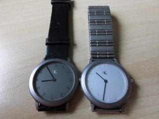 2 X Calvin Klein Uhren Markenuhren Swiss Made,  Armbanduhr Bild