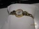 Damenuhr Condor 115 17 Shokproof 835er Silber Vergoldet Saphirsteine,  Handaufzug Armbanduhren Bild 3
