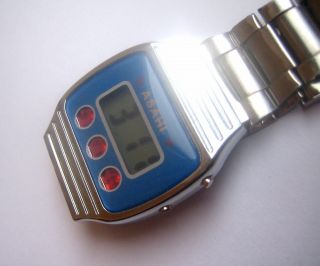 Vintage Lcd Watch Asahi Um 1989 Nos Bild