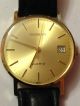 Vintage Uhr / Herrenarmbanduhr Dugena 14k / 585 Gold Armbanduhren Bild 2