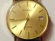 Vintage Uhr / Herrenarmbanduhr Dugena 14k / 585 Gold Armbanduhren Bild 4