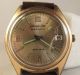 Uhr Ddr Gub Glashütte Spezimatic Datum 26 Rubis Um 1960 - 70 Goldplaque Armbanduhren Bild 2