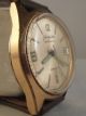 Uhr Ddr Gub Glashütte Spezimatic Datum 26 Rubis Um 1960 - 70 Goldplaque Armbanduhren Bild 4