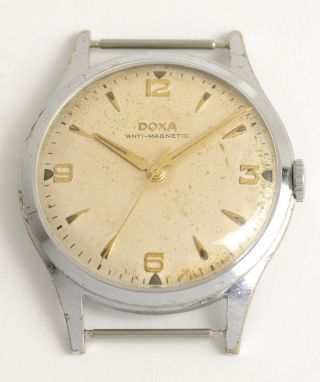 Doxa Klassische,  Retro Armbanduhr.  Swiss Made Vintage Elegant Dress Watch.  1962 Bild