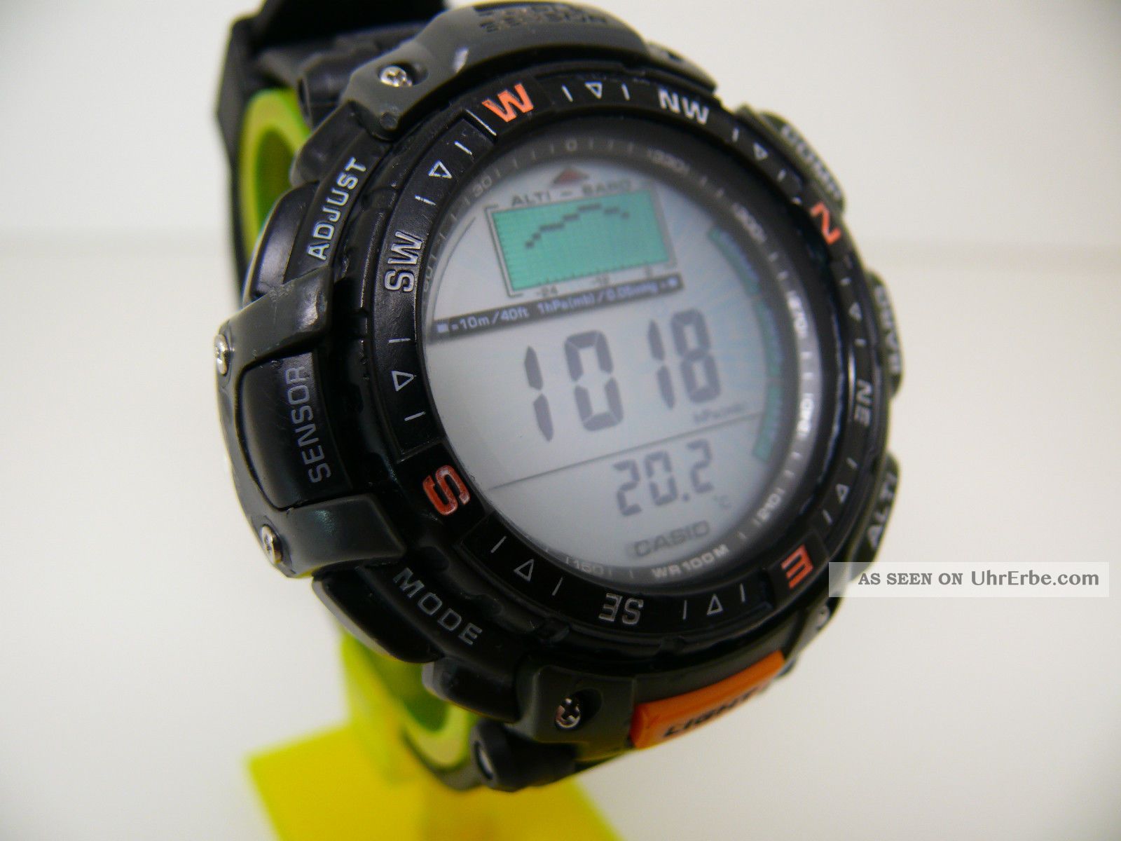 casio thermo compass watch