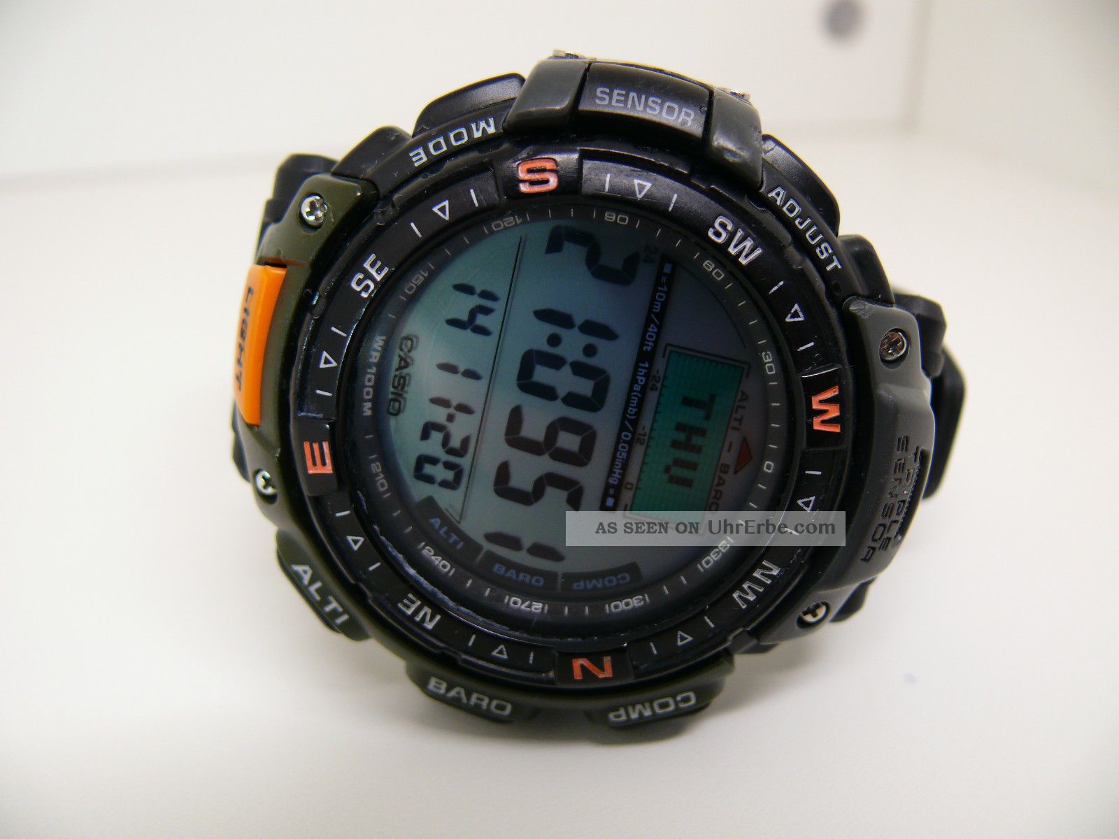 casio thermo compass watch