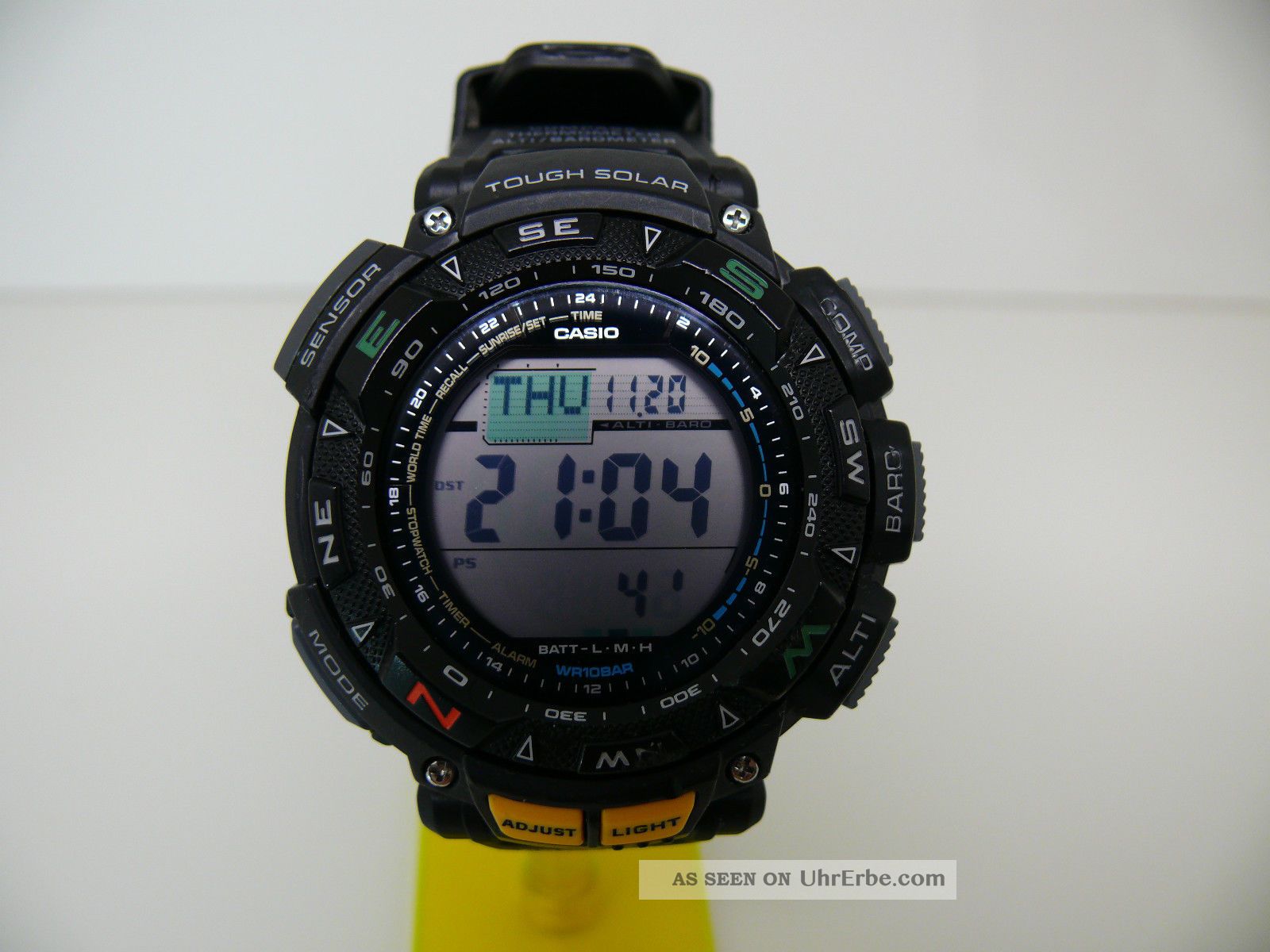 casio thermo compass watch