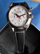 Detomaso Herrenuhr - Genova - Lederarmband - Silber/schwarz - Seiko Werk - - Armbanduhren Bild 1
