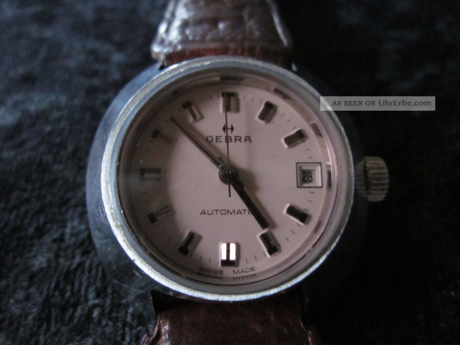 Oebra Uhr Automatik Automatic Handaufzug Vintage Hau Swiss Schweiz Armbanduhren Bild