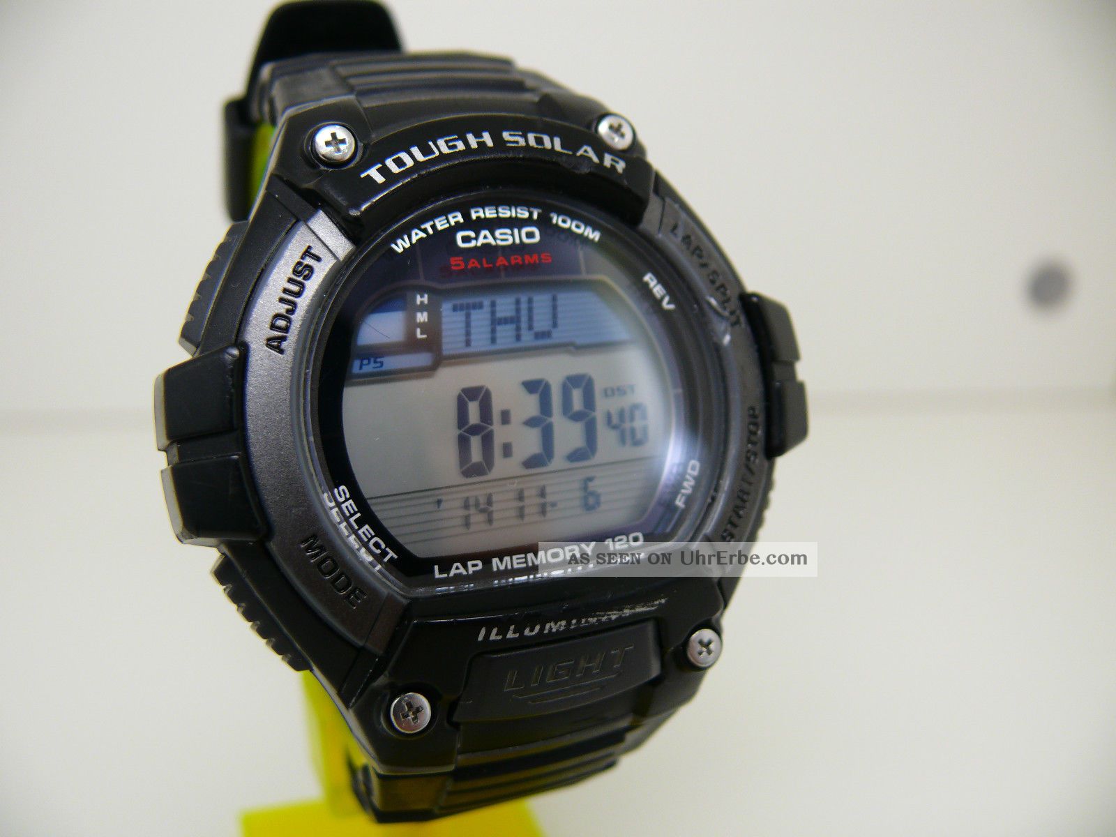 Casio W S220 3271 Tough Solar Herren Armbanduhr Rundenspeicher Watch