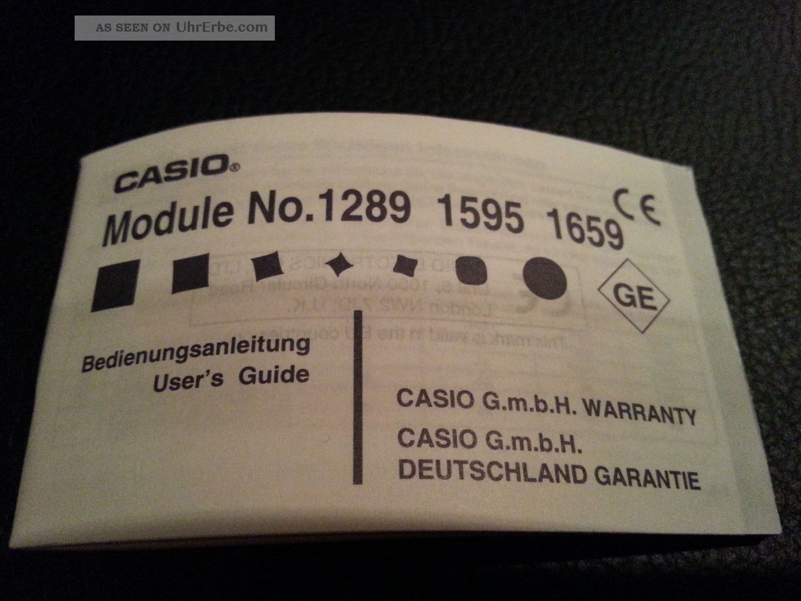 casio 1289 g shock