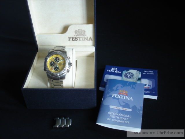 Herren Armbanduhr Chronograph Festina Armbanduhren Bild