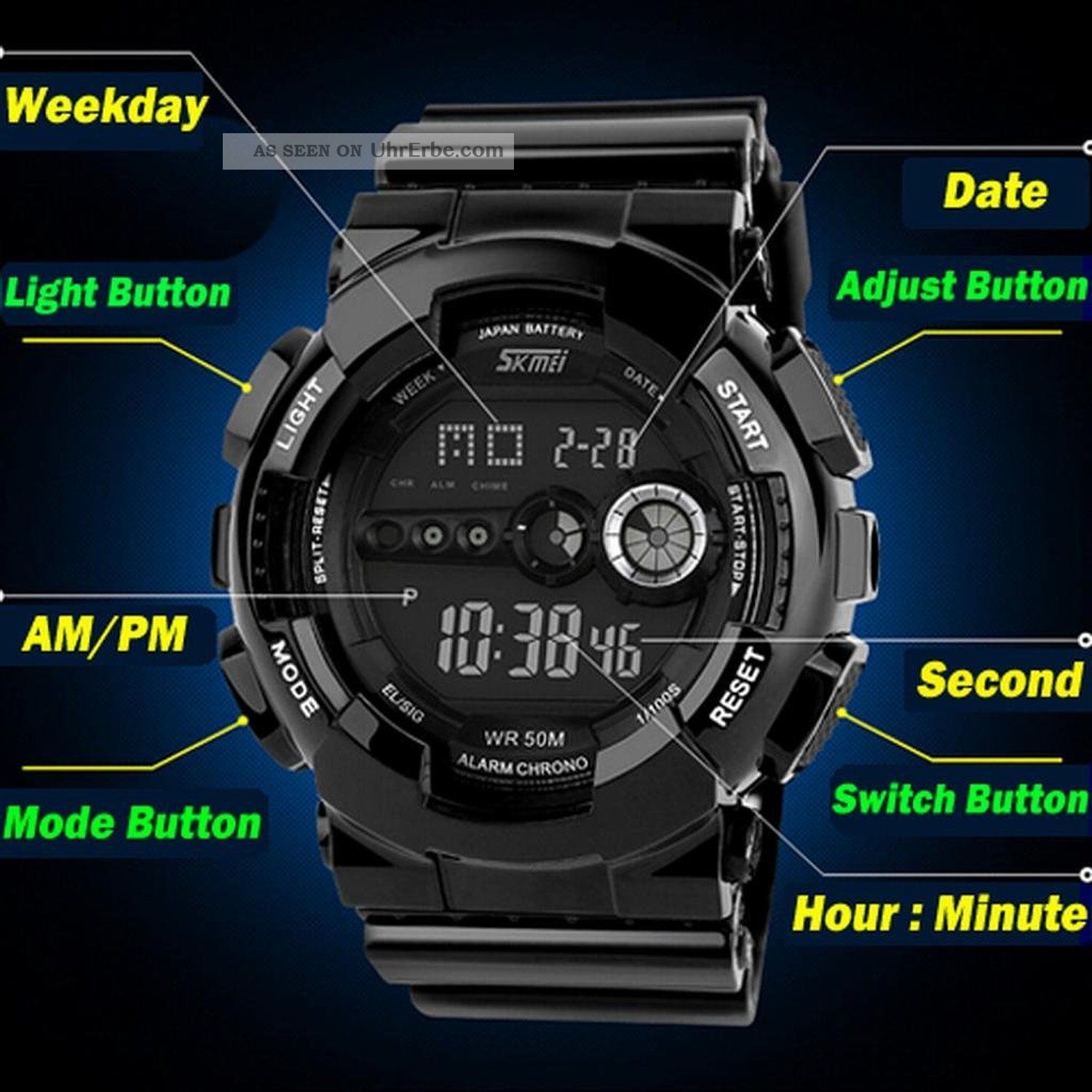 skmei alarm