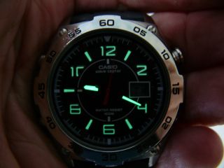 Casio Wave Ceptor 4757 Wvq - 143e Funkuhr Herren Armbanduhr Schick Watch Bild