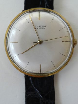 Alte Armbanduhr Junghans Meister Mit Automatischem Uhrwerk Und - Armband Bild