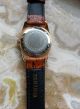 Armbanduhr Dolmy Handaufzug - 70er Jahre - Vintage - Lederband - Sammler Armbanduhren Bild 3