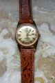 Armbanduhr Dolmy Handaufzug - 70er Jahre - Vintage - Lederband - Sammler Armbanduhren Bild 4