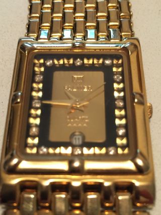 Damen Armbanduhr Fm Falmer Quartz 24k Gold Plated Made In Swiss Bild