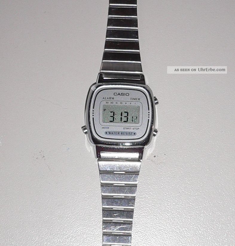 Casio Damenuhr Modell La 670 We Armbanduhren Bild
