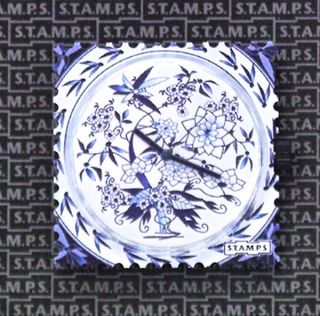 S.  T.  A.  M.  P.  S.  - Uhr - China Plate - Chinesischer Teller Bild