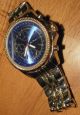 Xxl Jay Baxter Herrenuhr,  Edelstahl Armband,  Metall Silber Gold,  Blau 48 Mm Armbanduhren Bild 2