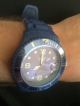 Ice Watch.  Design.  Sehr Guter Gebrauchter.  Seltene Farbe Blau/lila Armbanduhren Bild 1