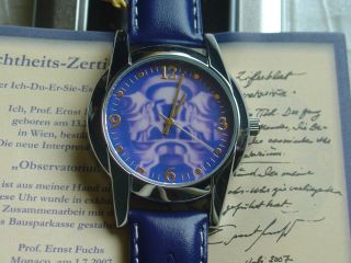 Ernst Fuchs Armbanduhr,  Limited Edition Bild