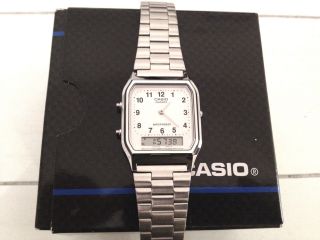 Casio Uhr,  Silber,  Aq - 230a Bild