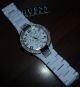 Guess Damen Uhr Armbanduhr Prism Weiß Mit Kristallsteine W13564l1 Luxus Ovp Armbanduhren Bild 1