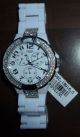 Guess Damen Uhr Armbanduhr Prism Weiß Mit Kristallsteine W13564l1 Luxus Ovp Armbanduhren Bild 5