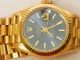 Rolex Lady Datejust Gg Saphir Präsident Klassiker 18kt Gold 1986 Automatik Armbanduhren Bild 1