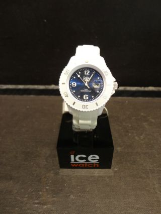 Ice Watch Si.  Wb.  S.  S.  09 Herren Uhr Damen White Dark Blue - Small Bild