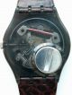 Top Klassiker Von Swatch Gm403 Gent Tobacco 1994 Voll Funktionsfähig Armbanduhren Bild 2