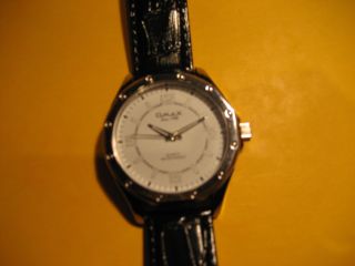 Omax Herren Armbanduhr Schwarzes Armband Uhr Bild