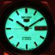 Seiko 5 Lumi Durchsichtig Automatik Uhr 7s26 - 0530 21 Jewels Datum&tag Armbanduhren Bild 2