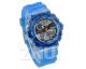 Blau Unisex Damen Herren Kinder Sport Quarz Uhr Licht Armbanduhr Analog&digital Armbanduhren Bild 2