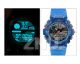 Blau Unisex Damen Herren Kinder Sport Quarz Uhr Licht Armbanduhr Analog&digital Armbanduhren Bild 3