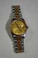 Rolex Datejust Automatik Herren - Uhr Stahl Gold Cal.  1570 Herrenuhr Armbanduhren Bild 6