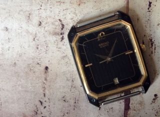 Vintage Seiko Armband Uhr Gesicht Look Bild