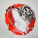 Herren Vive Armband Uhr Silikonband Silber Rot Watch Analog Digital Quarz Armbanduhren Bild 6