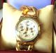 Gold Damenuhr Luxus Armband Rosa Und Gold Look Hochwertig Armbanduhren Bild 4
