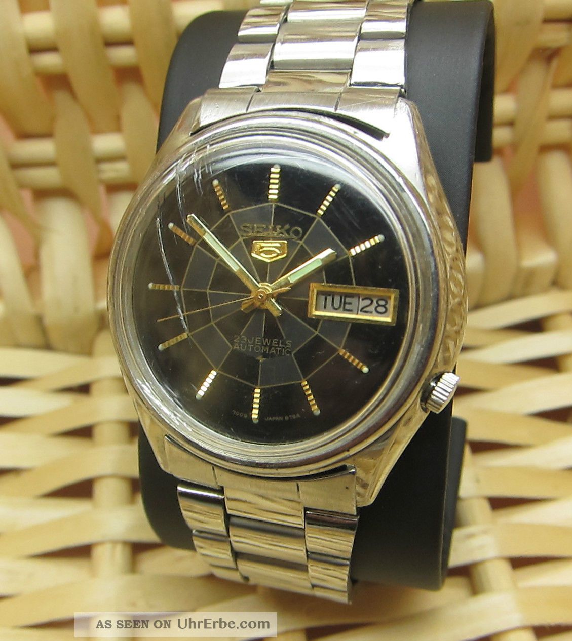 Spider Seiko 5 Automatik 17 Jewels Japanische Uhr Armbanduhren Bild