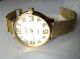 Luxus Damenuhr Gold,  Damen Armbanduhr Milanaise Armband Uhr Armbanduhren Bild 6
