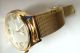 Luxus Damenuhr Gold,  Damen Armbanduhr Milanaise Armband Uhr Armbanduhren Bild 8