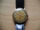 Antike Armbanduhr Sammlung Alte Vergoldete Herma 17 Rubis Handaufzug Herrenuhr Armbanduhren Bild 1